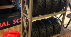 1/24 Scale Tire Rack