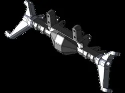 35 Degree Castor 3D Printable Axle SCX10 compatible