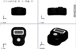 3D Design of a Counter: Functional and Modern Structure