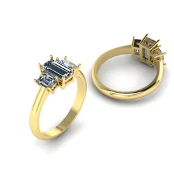 823 Ring 3D Print Model in Rings 558658