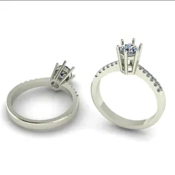 863 Ring 3D Print Model in Rings 558699