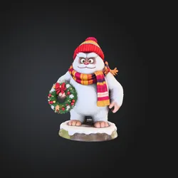 Abominable Snowman Figurine