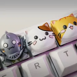 Alphonse and Cats - Fullmetal Alchemist Keycaps