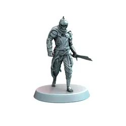 Animated Armor III - Collectible Hero Figurine 3D print model
