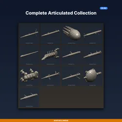 Complete Articulated Collection - 13-Model 3D Printable Bundle