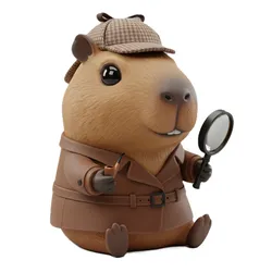 Detective Capybara - Capybara Collection