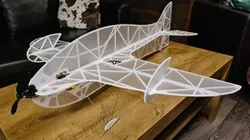 F3P "PLUME"  Indoor RC Airplane | 3mm Depron and Carbon Rods