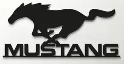 Ford Mustang Logo Silhouette