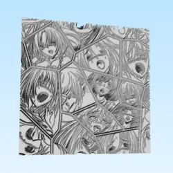Gratis Digital Art STL indir - Ahegao mosaïque  - GOLDFARMER 3D🥀🖌️🎨