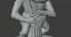 Grung with Mace