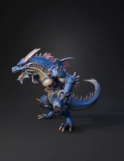 high quelity Dragon boss cyberpank reality