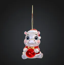 Hippo Ornament