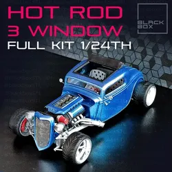 Hot Rod 3 window - Full Modelkit 1-24th