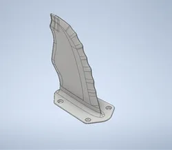 Jet surf main fin