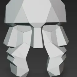 Jewelry & Accessories STL Descărcare - Geometric Skull Mask 3D Print Model Low Poly Decorative - Anıl GÖKTAŞ