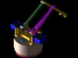 MeArm type space saving robotic arm