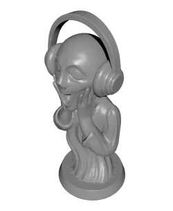 Munch-Inspired Scream in Headphones Sculpture