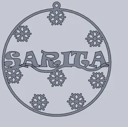 Other STL Download - 🎄Guirnalda navideña personalizada - Sarita ✨ IMPRESSWG by Wil gallego