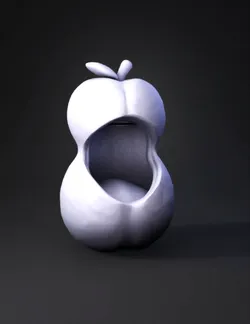 SALT ANd PepPER SHAKERS THAT ARE SHAPED LIKE PEACHES create a hollow