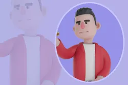Stylized 3D Singer with Trophy - Proud Cartoon Pose 3D model