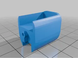 Tricopter Servo Mount remix for servo lead