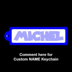 مجاني Personal Accessories STL تنزيل - Michel- keychain - XP3Design