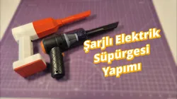 10 Kat Daha Güçlü Şarjlı El Süpürgesi – Kendin Yap! / DIY Cordless Handheld Vacuum – 10x More Powerful Than the Original!