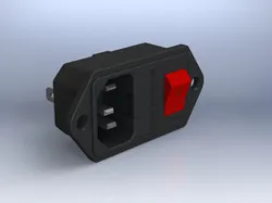 AC Power Socket 3 pin 250V 10A AC-17 (IEC3 C14)