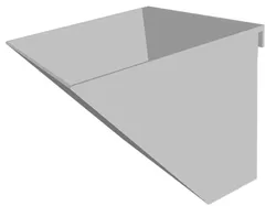 Hanging Bin - Skadis & Akro compatible. Stackable. Size: 120 Wide x 100 mm Tall.
