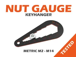 NUT GAUGE - NUT GAUGE KEYCHAIN - (Tested)