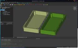 Print-in-place parametric tool box for FreeCAD