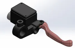 Right Side Handle BAR, Brake Master Cylinder Assembly
