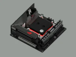 ROG X570-I motherboard assembly