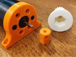 Tarmo4 inrunner brushed motor hex adapter