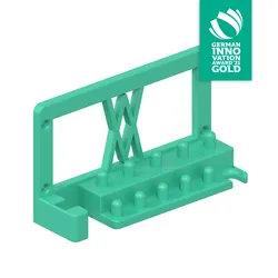 Tool Holder for Socket Wrench Set 12pcs 1/4" with Extension Bar and Sockets for Wall Mount 001