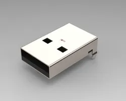 USB Connector Type A male, SMT
