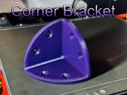 Corner Bracket rounded M4 screws