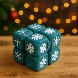 Fidget Infinity Cube Christmas Edition