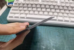 Film scraper 90°