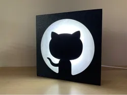GitHub Illuminated Sign