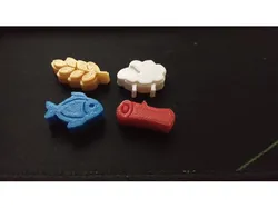 Kingdomino - The Court Thinner Resource Tokens