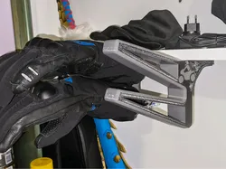Motorcycle glove support