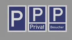 Parkplatzschilder