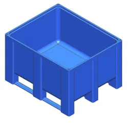 Plastic Pallet box 1200x1000
