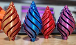 Spiral Ornament by PRNTR3D - Super Easy Print - Vase Mode