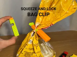 Squeeze-to-Lock Bag Clip