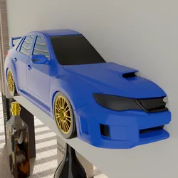 Subaru Impreza WRX STi Sedan Wall-mounted