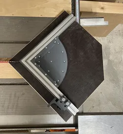 Table Saw Miter Sled for Aluminum Extrusions