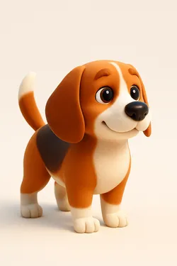 Animated beagle