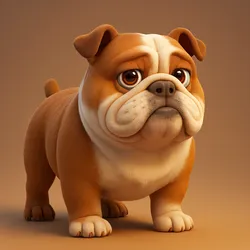 Animated Bulldog